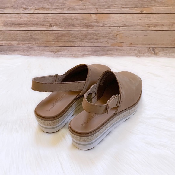 Timberland Emerson Point Peep Toe Leather Sandals - Picture 5 of 8